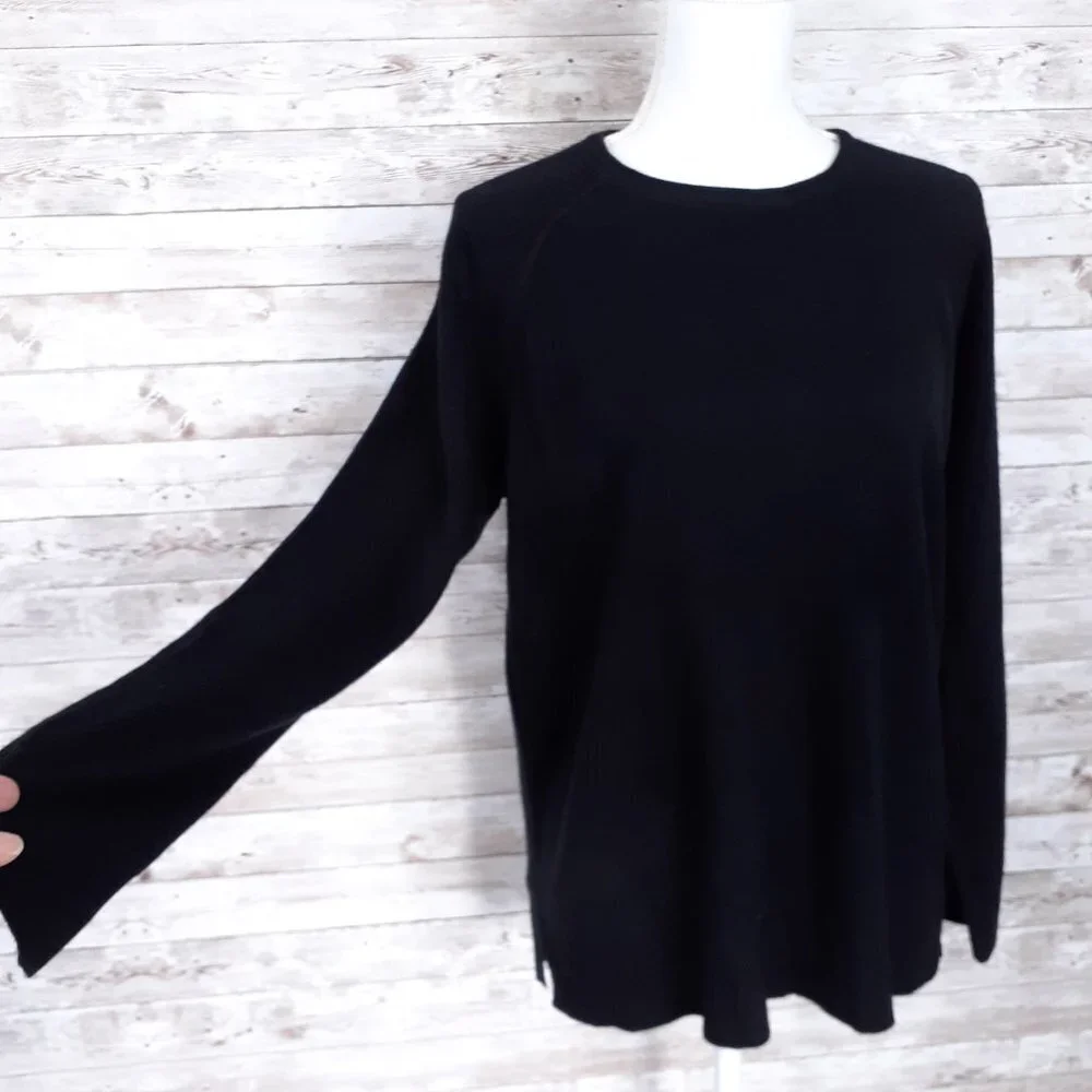 Sweet Romeo Womens Sweater S Black 664A - Picture 3 of 6